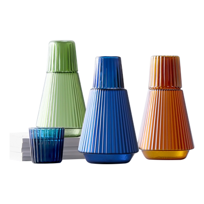 创意北欧彩色耐高温一人饮凉水壶