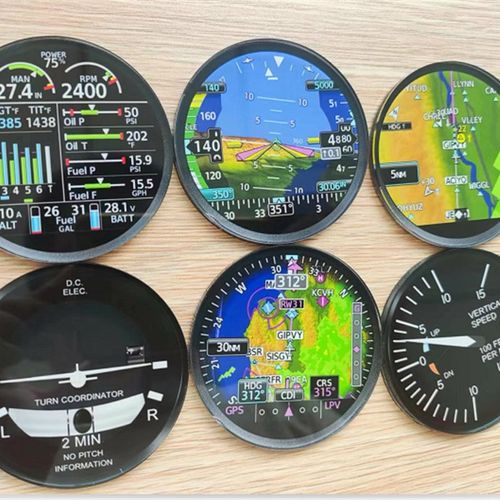 飞机模型GARMIN佳明G275飞机仪表盘冰箱贴磁吸装饰模拟飞行礼物