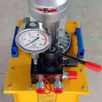 50吨空心千斤顶中空油缸液压缸穿心千斤顶电动大吨位千斤顶分离式