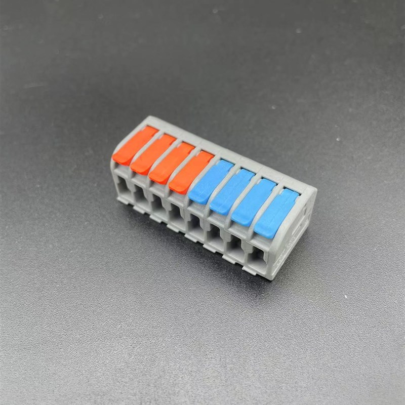 DF-2604 多色横排 同个颜色相互连通 多位数 并联 多进多出