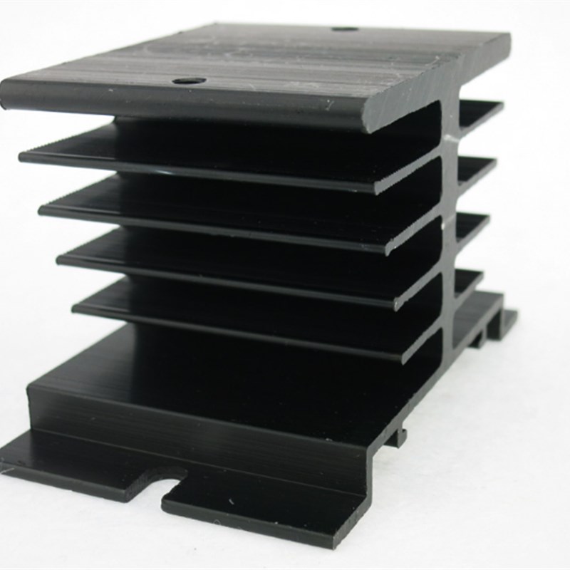 单相固态继电器底座散热器散热片散热架220v铝合金小型H型铝型材