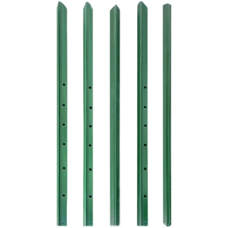 牛栏网铁丝网柱立柱Y型三角实心柱尖头柱加厚养殖牛羊户外围栏网