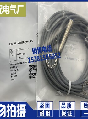 实物拍摄 BB-M1204P-C11P5 插件式接近开关精品
