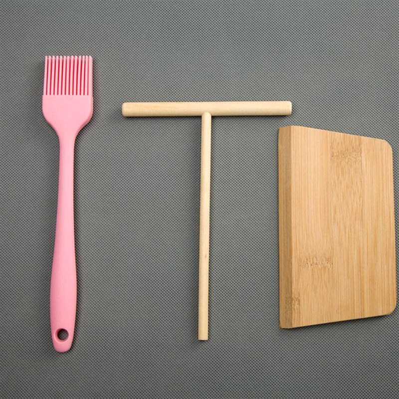 煎饼工具煎铲推煎饼榉木耙子推子鏊子煎饼锅不沾锅煎饼果子工具