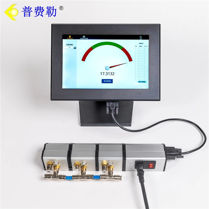 智能型 a触摸屏 气动量仪 电感量仪 带计数合格率初步统计分析功