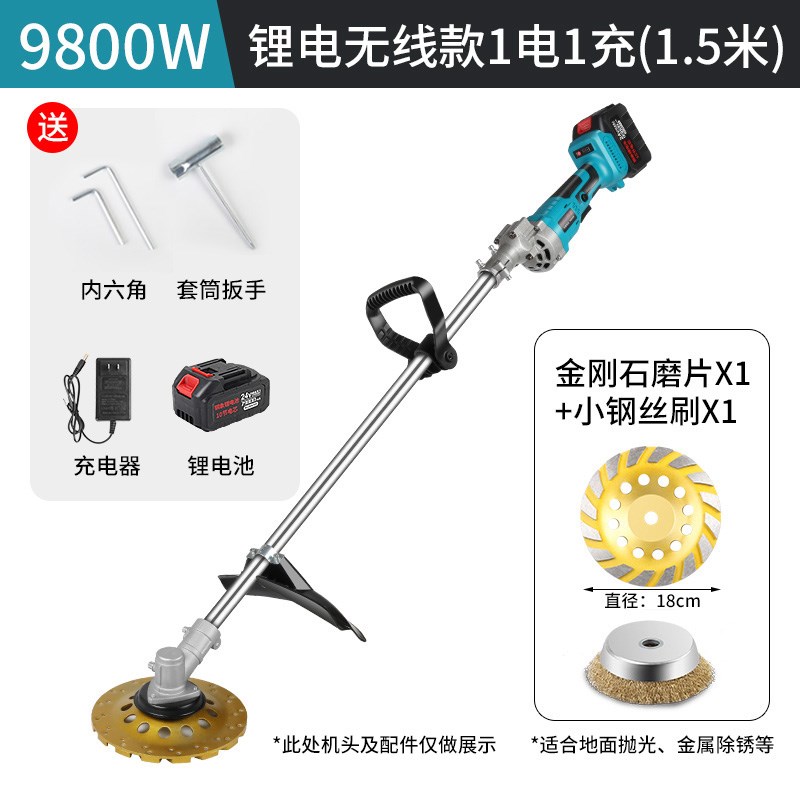 电动水泥打磨机除锈毛坯房地面墙面金钢石磨片地坪漆混凝土磨地机