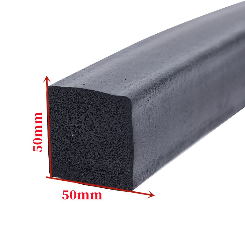 橡胶发泡条EPDM三元乙丙橡胶条密封条黑色海绵条船用水密门防撞条