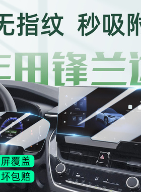 26款丰田锋兰达25专用中控膜汽车导航屏幕钢化贴膜改装装饰用品24