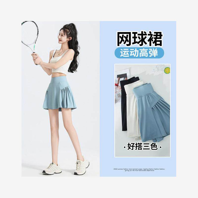 防走光假两件夏季高腰运