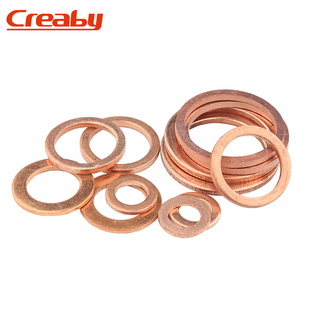 M12 紫铜垫片船用表用密封圈垫片铜金属螺丝垫圈M5 M10 M48