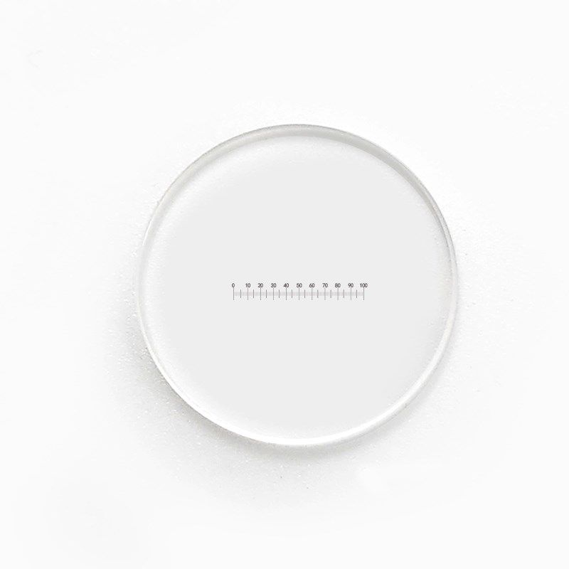 C4分划板目镜测微尺一字型标尺0~100刻度DIV=0.05mm显微镜配件,个性定制/设计服务/DIY,明信片定制,淘宝优惠券,粉丝福利购,淘宝优惠卷