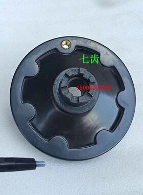 ZX6350ZX6328滕州钻铣床七齿手轮钻铣床06走刀器手轮胶Z木手轮五