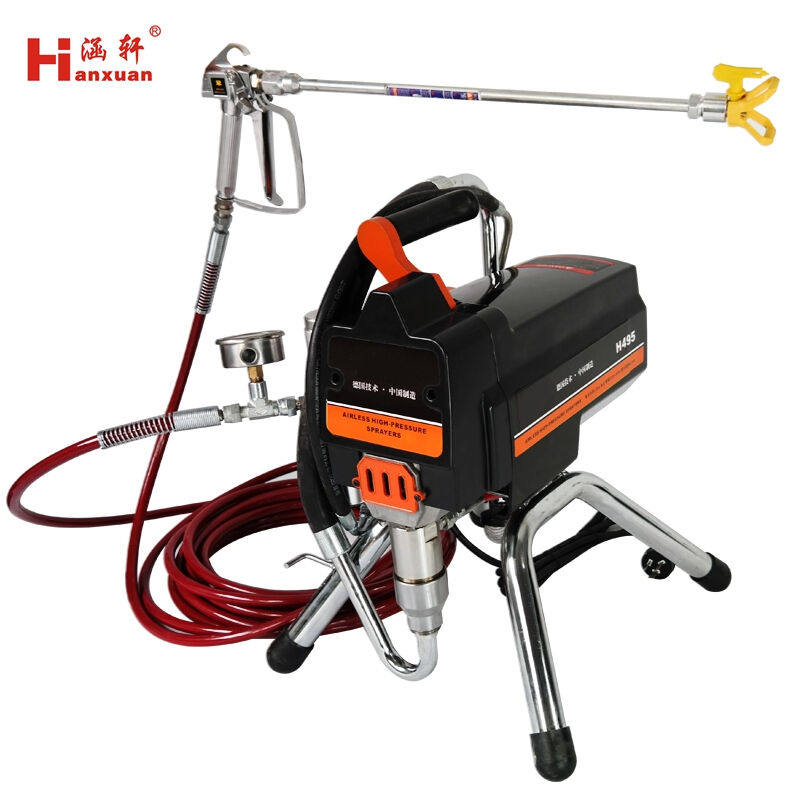 涵轩涵轩电动柱塞式495高压无气喷涂机喷乳胶漆内外墙涂料喷涂机
