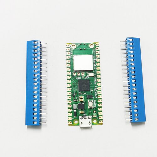 树莓派PICO W 2*20P螺丝接线端子Mciro Python MINI开发板