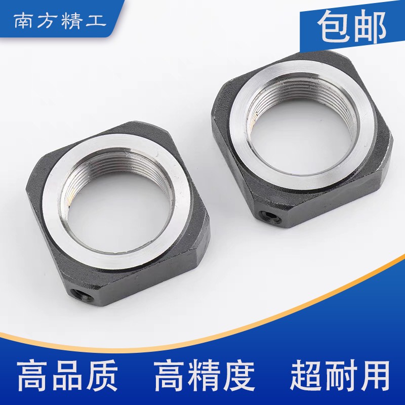 滚珠丝杆锁d紧螺母径向止退防松方形防滑螺帽M12M15M20M25x1.0*1.