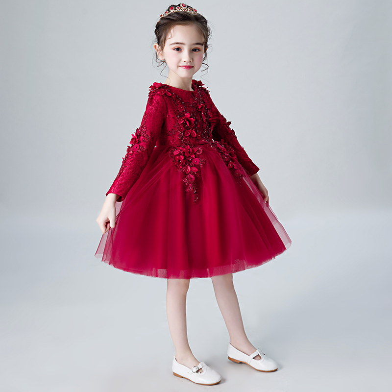 女童礼服模特走秀主持人公主