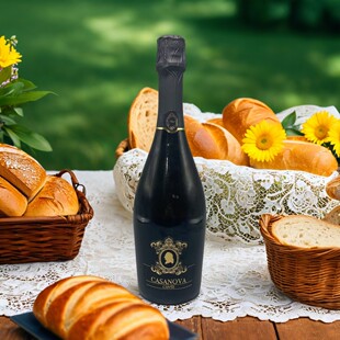 清爽一夏  意大利原瓶Casanova卡萨诺瓦特酿起泡白葡萄酒11%vol