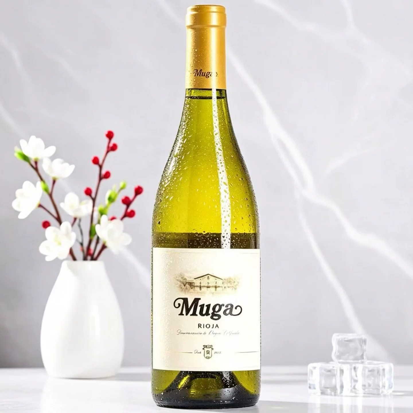 百年名庄出品Muga穆加精选珍藏干红干白桃红葡萄酒清爽果香小白花