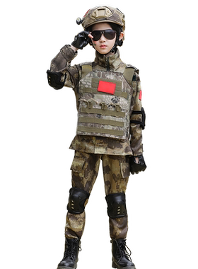 儿童迷彩服男女童特种兵套装