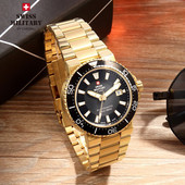 进口高端名牌正真品 金手腕表防水原装 瑞士军表全自动纯机械男士 款