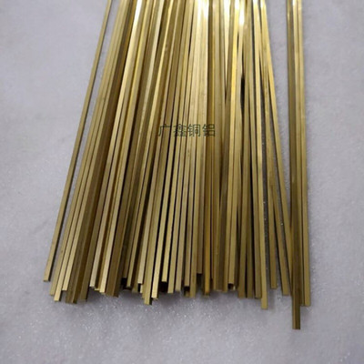 黄铜方棒黄铜方棒实心铜条四方铜棒12345689101215mm2*2mm/半米|
