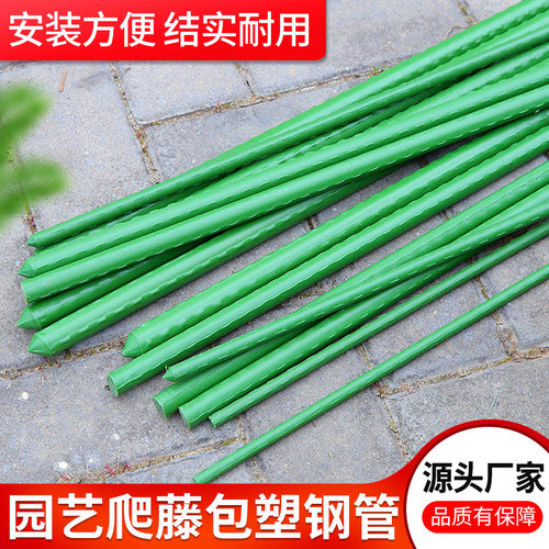 爬藤架花架支撑杆包塑钢管豆角黄瓜番茄支撑杆植物种菜葡萄支架子