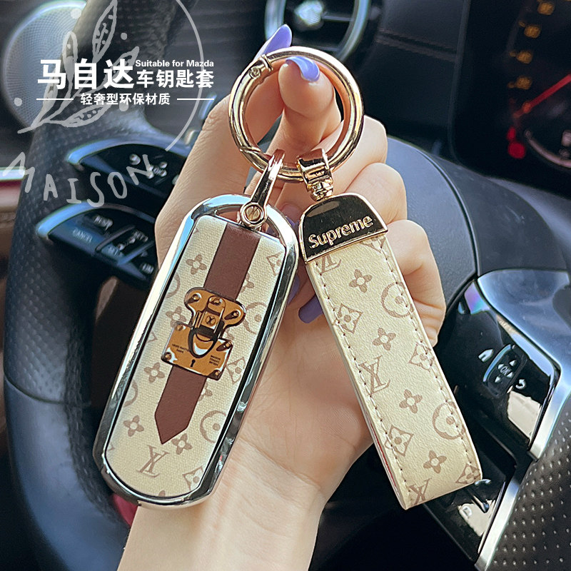 专用于马自达钥匙套女cx4 cx5昂克赛拉阿特兹老马6汽车高端壳扣包