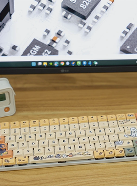 捣蛋獭键帽 适用于 Keychron K3 Pro Max 系列十字芯矮轴可爱水獭