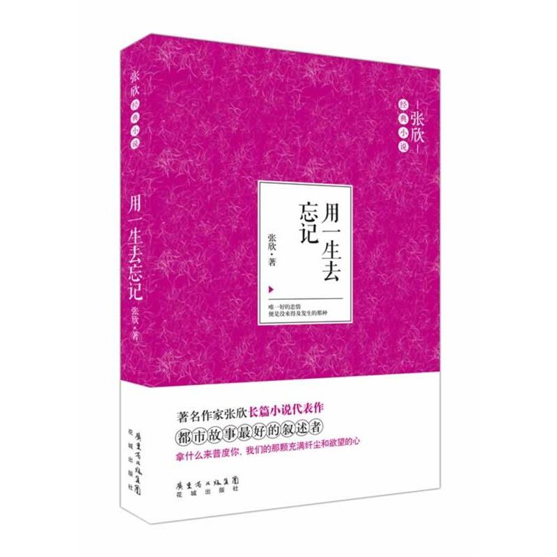 【正版】张欣经典小说 用一生去忘记 张欣