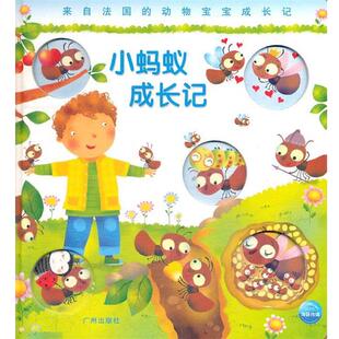 【正版书】 来自法国的动物宝宝成长记：小蚂蚁成长记 （法）贝诺　策划,（法）波蒙特　文,（法）波多尼　图,戴露　译 广州出版社