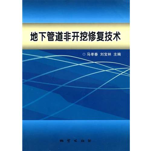 【正版】地下管道非开挖修复技术 马孝春、刘宝林