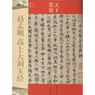 【正版书】 赵孟頫 高上大洞玉经-天下墨宝 吉林文史出版社 编 吉林文史出版社