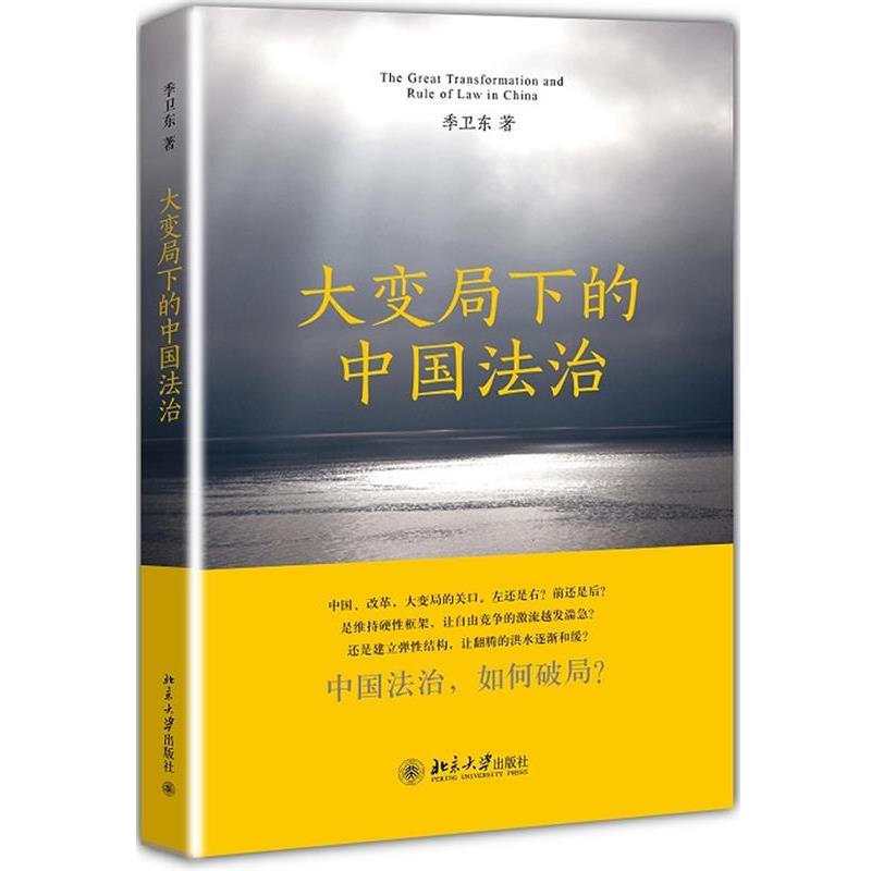 【正版】大变局下的中国法治 季卫东