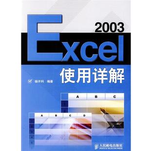 2003使用详解 Excel 杨开科 正版
