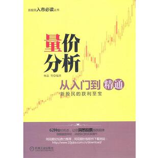 【正版书】 量价分析从入门到精通 杨磊 机械工业出版社