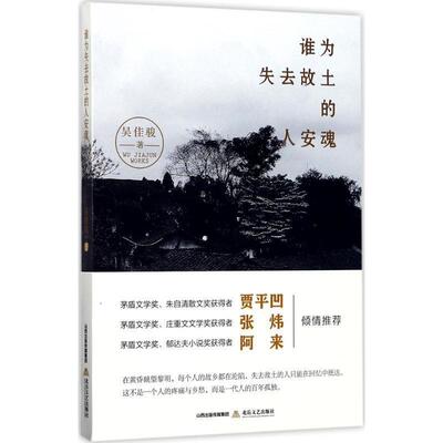 【正版书】 谁为失去故土的人安魂 吴佳骏 北岳文艺出版社