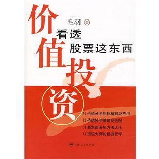 價值投資 毛羽 正版