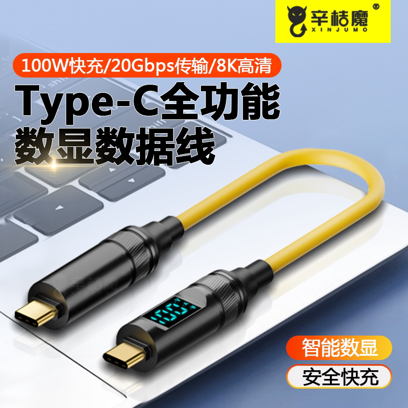 双头Typec数据线弹簧PD100