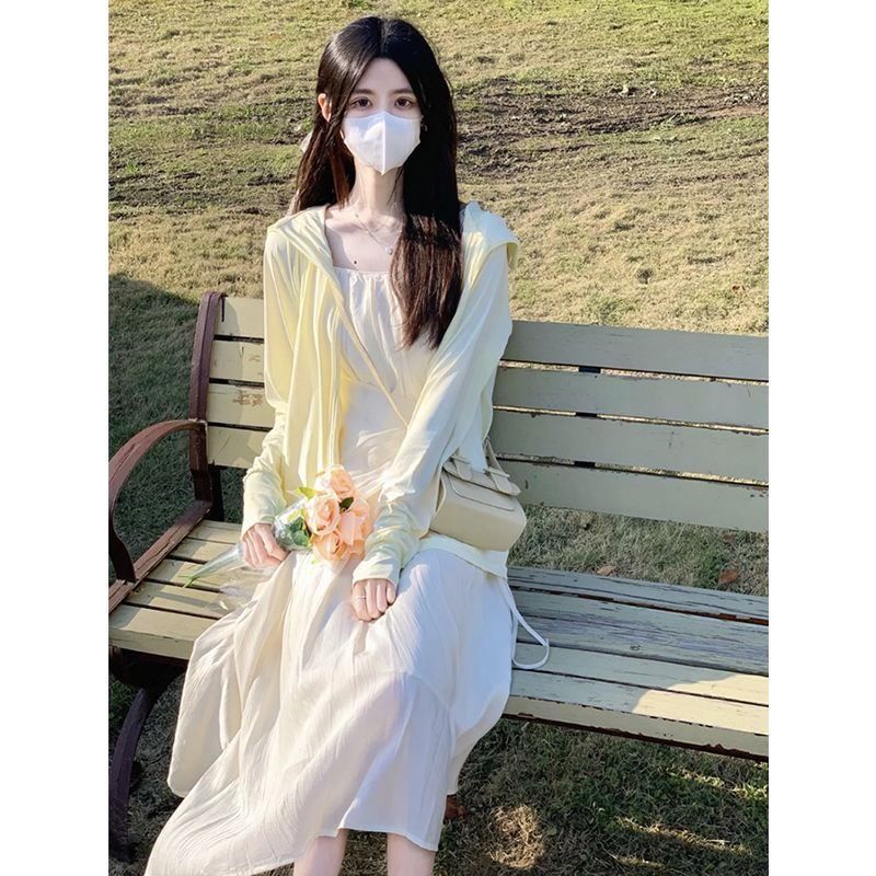 防晒衣女夏2025年新款短款小个子长袖防晒服薄款白色外套女防晒衫