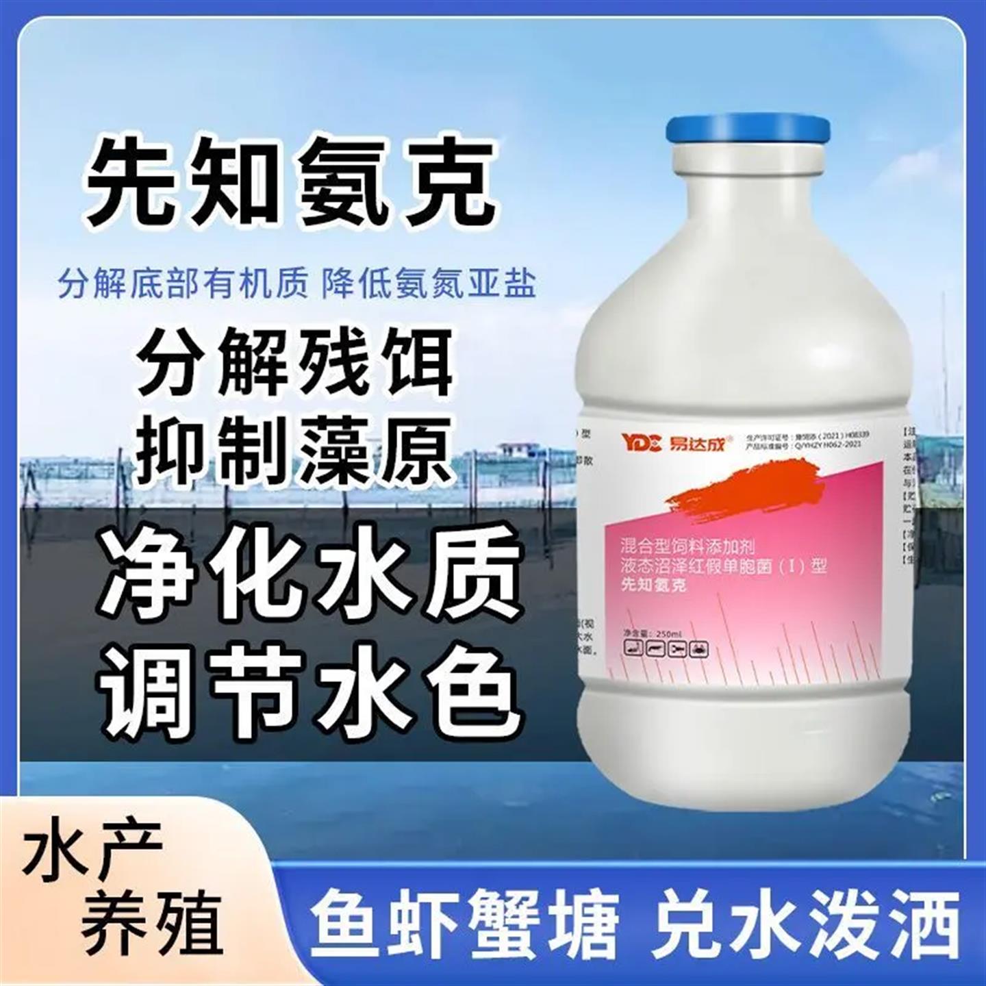 先知氨克降解氨氮亚盐净化水质调水净水通用型免发酵改善水质
