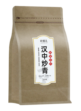 叶鲜儿绿茶浓香型汉中炒青