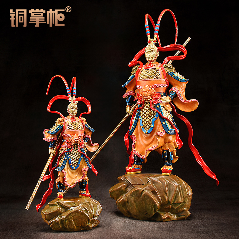 孙悟空摆件铜猴子齐天大圣工艺品