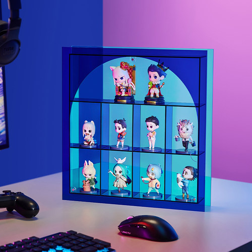 亚克力盲盒手办收纳盒大容量