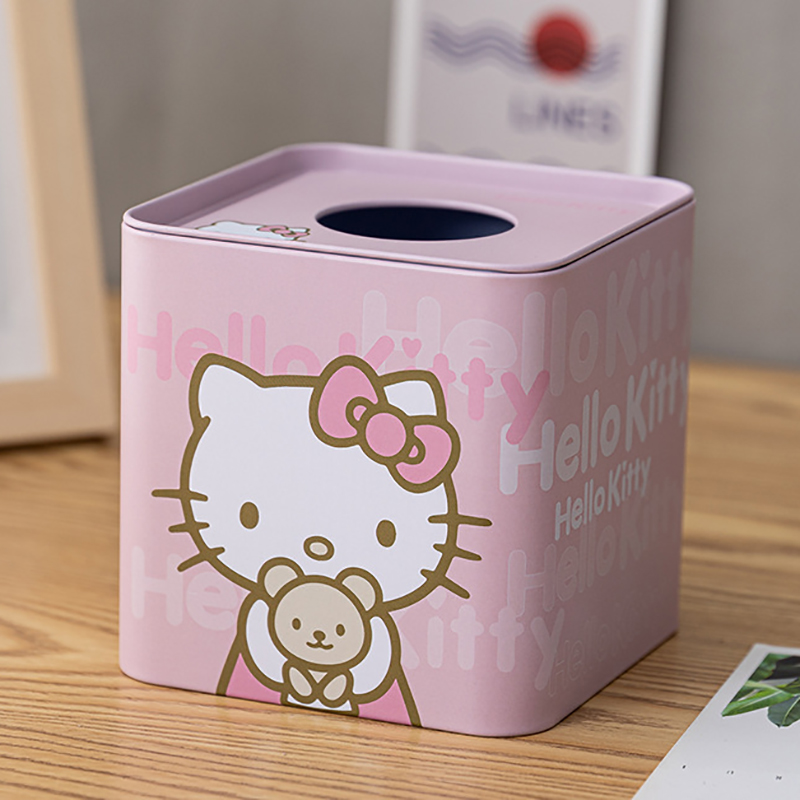 凯蒂猫圆形口卷纸收纳盒