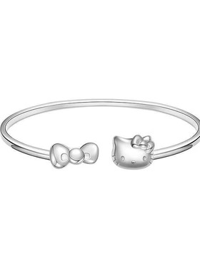 Kitty开口哑光磨砂手镯