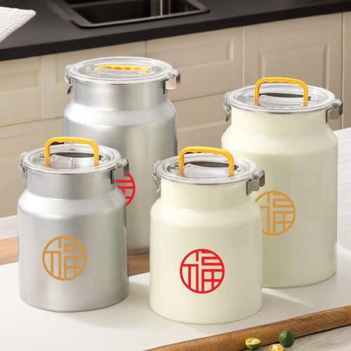 2025新款不锈钢米桶提手家用密封