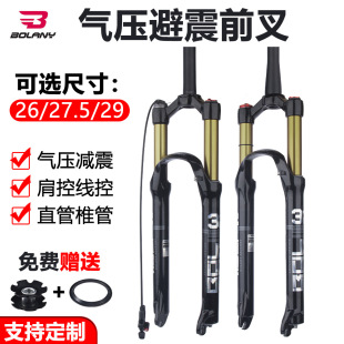 适用于捷安特自行车原装 配件大全快拆前叉避震减震气压镁合金气叉
