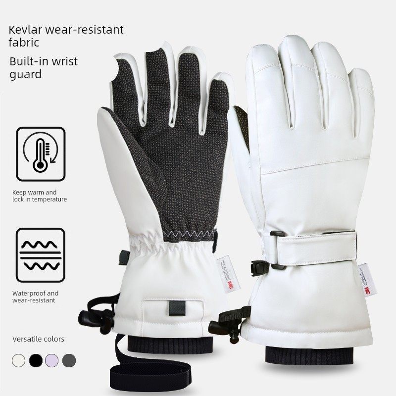 凯夫拉滑雪手套护腕专业单板双板女男保暖手套冬五指防水耐磨触屏,户外/登山/野营/旅行用品,滑雪手套,淘宝优惠券,粉丝福利购,淘宝优惠卷