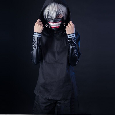 金木研全套送面罩京东食尸鬼套装