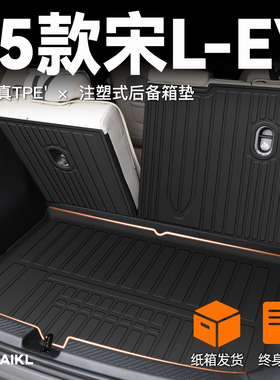 25款比亚迪宋LEV专用后备箱垫TPE尾箱垫子车内用品L改装配件装饰